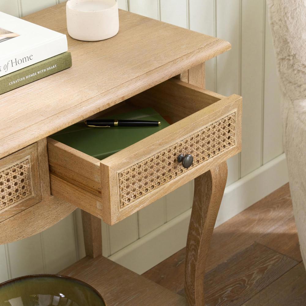 Sienna Beau Rattan Console Table